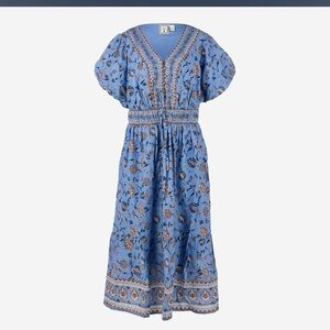 LEA Floral Blue Dress sz 3x NWT